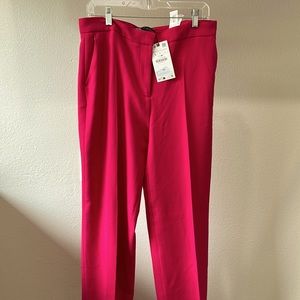 Zara NWT Pink Slacks Size Large